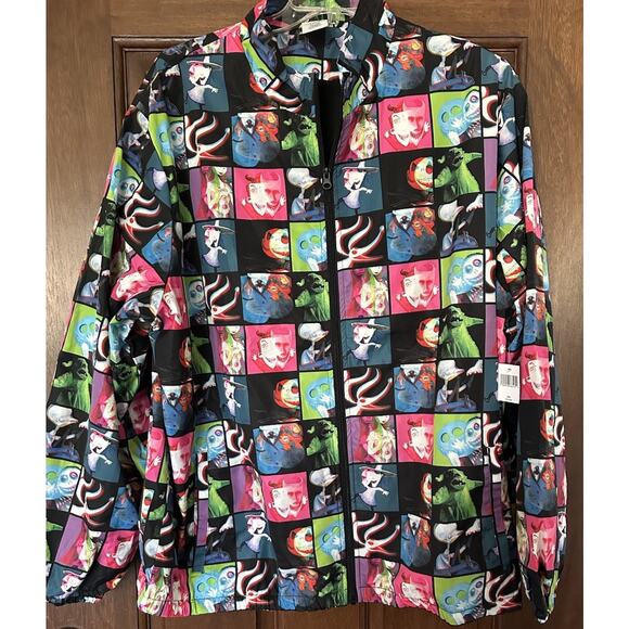 Disney Nightmare Before Christmas Rain Jacket Coat Size XXL Discontinued NWT - Picture 1 of 5